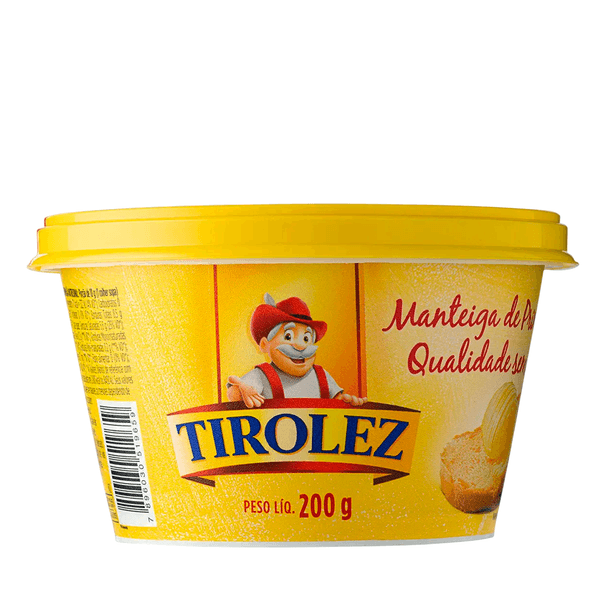 Manteiga Sem Sal Tirolez - 200g