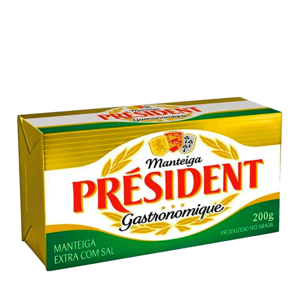 Manteiga Tablete com Sal Président – 200g