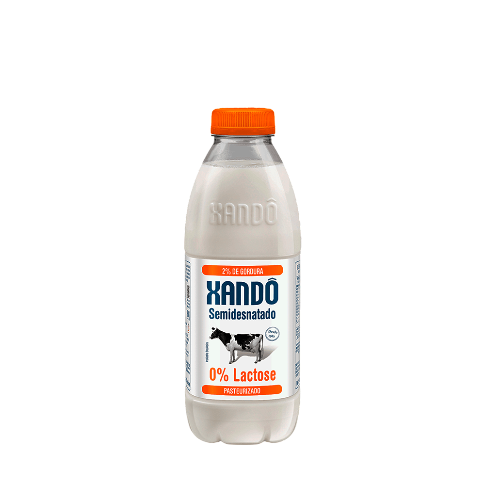 Leite Semidesnatado Sem Lactose Xandô – 1L