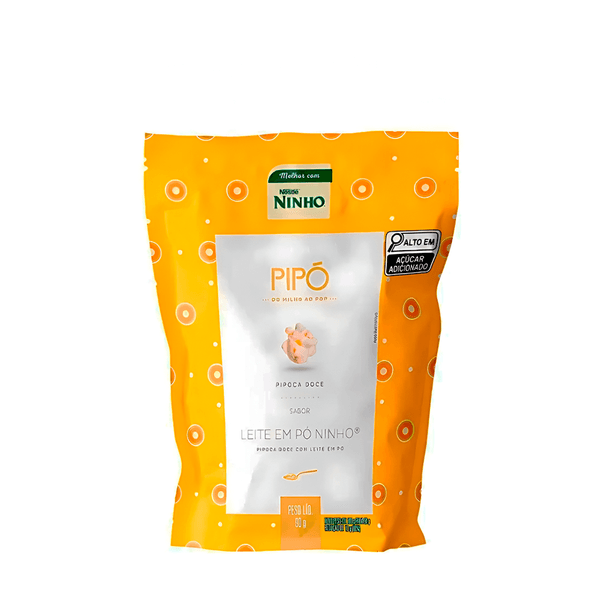 Pipoca Gourmet Sabor Leite em Pó Ninho Pipó – 90g