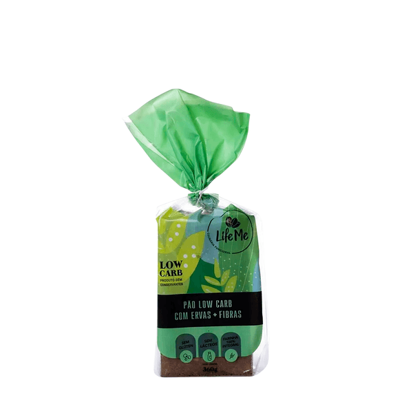 Pão Low Carb Amêndoas com Ervas e Fibras Life Me – 360g