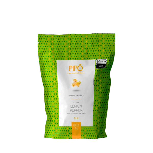 Pipoca Gourmet Sabor Lemon Pepper Pipó – 35g