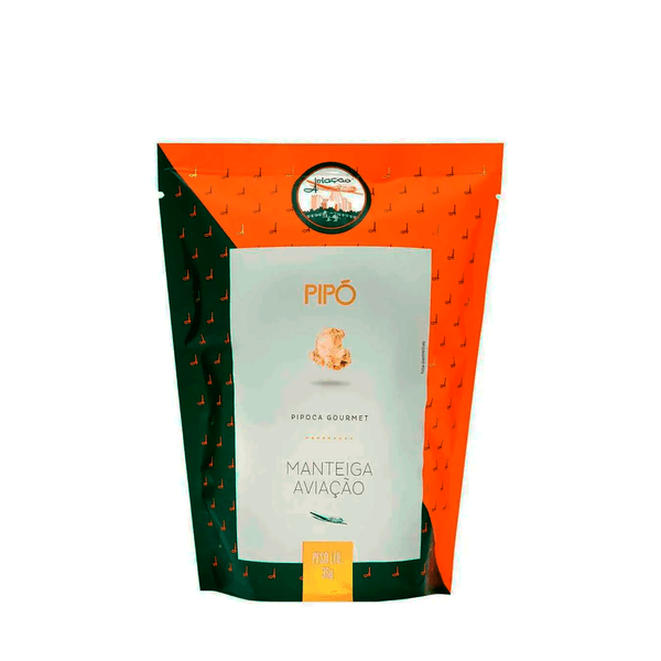 Pipoca Gourmet Sabor Manteiga Aviação Pipó – 36g