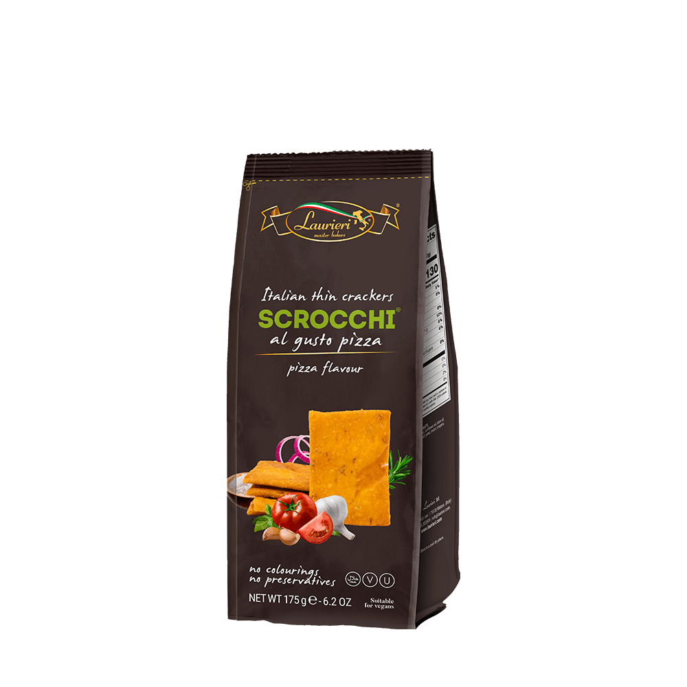Biscoito Scrocchi de Pizza Laurieri -175g
