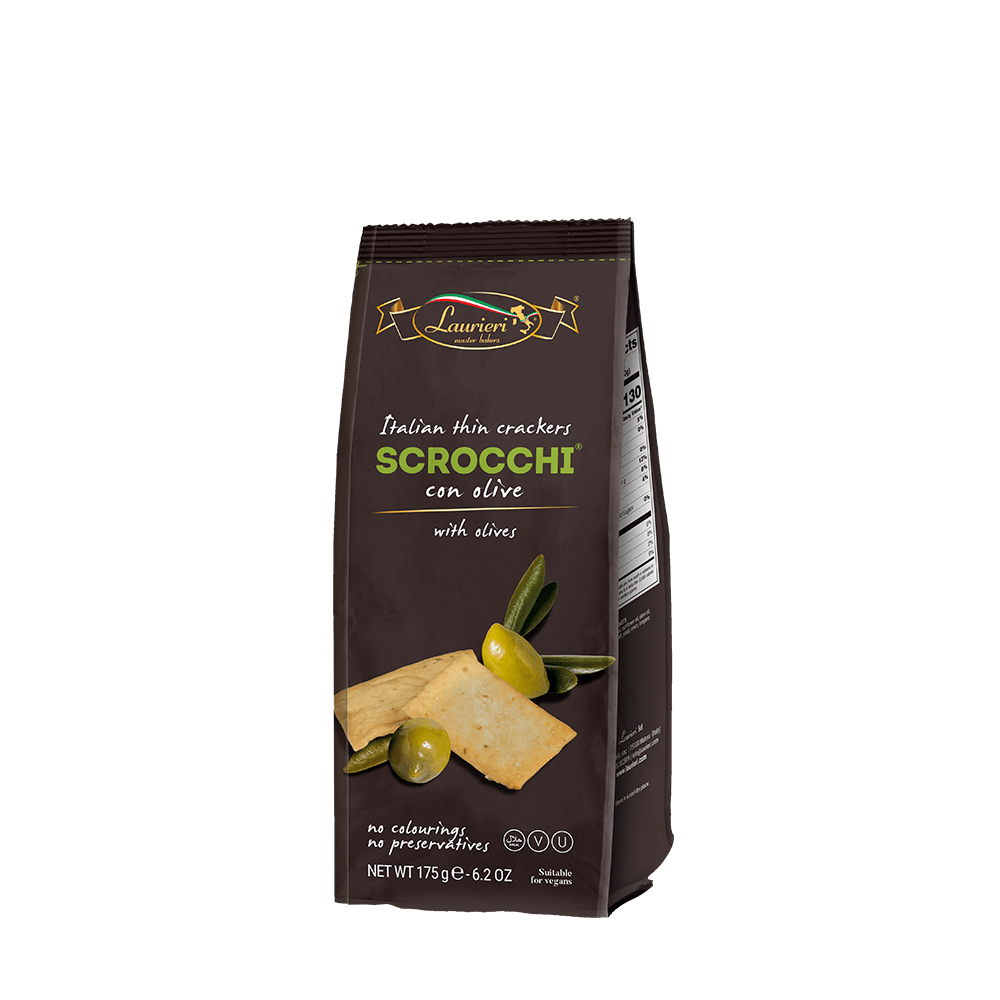 Biscoito Scrocchi de Azeitonas Laurieri – 175g