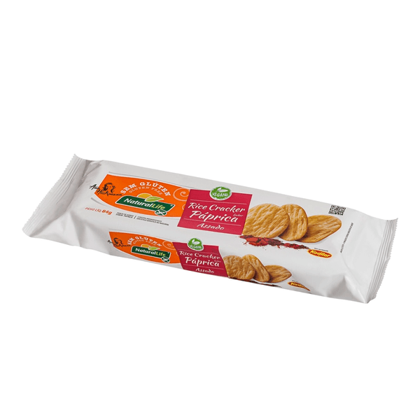 Biscoito Arroz Cracker Sabor Páprica Kodilar – 84g