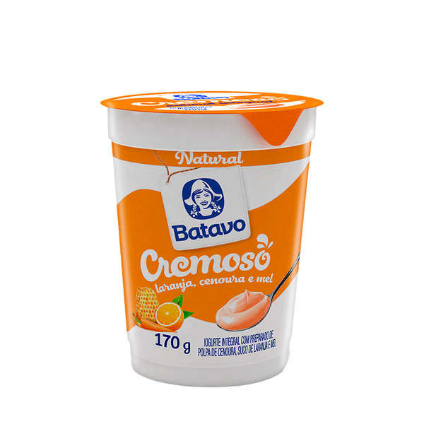 Iogurte Laranja, Cenoura e Mel Batavo – 170g