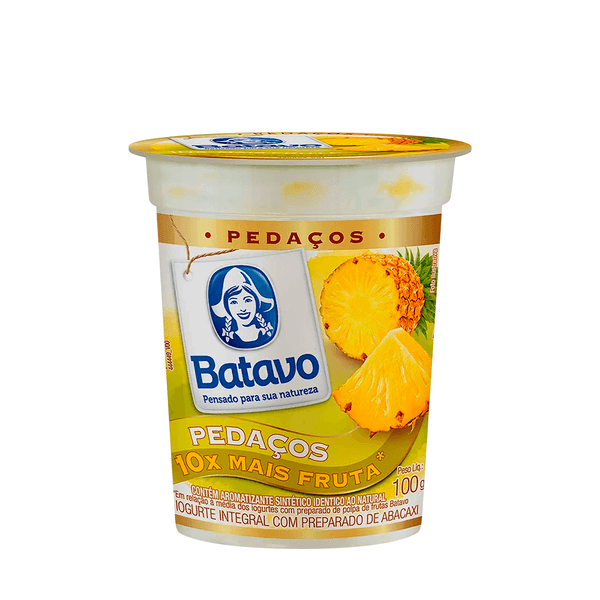 Iogurte Pedaço Fruta Abacaxi Batavo – 100g