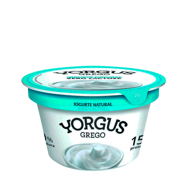 Iogurte Grego Sem Lactose Natural Yorgus – 130g