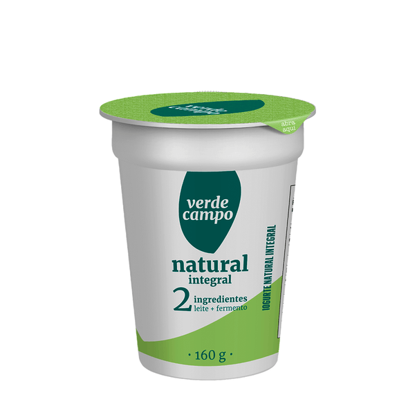 Iogurte Integral 2 Ingredientes Verde Campo – 160g