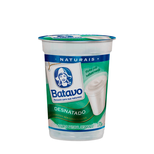 Iogurte Natural Desnatado Batavo – 170g