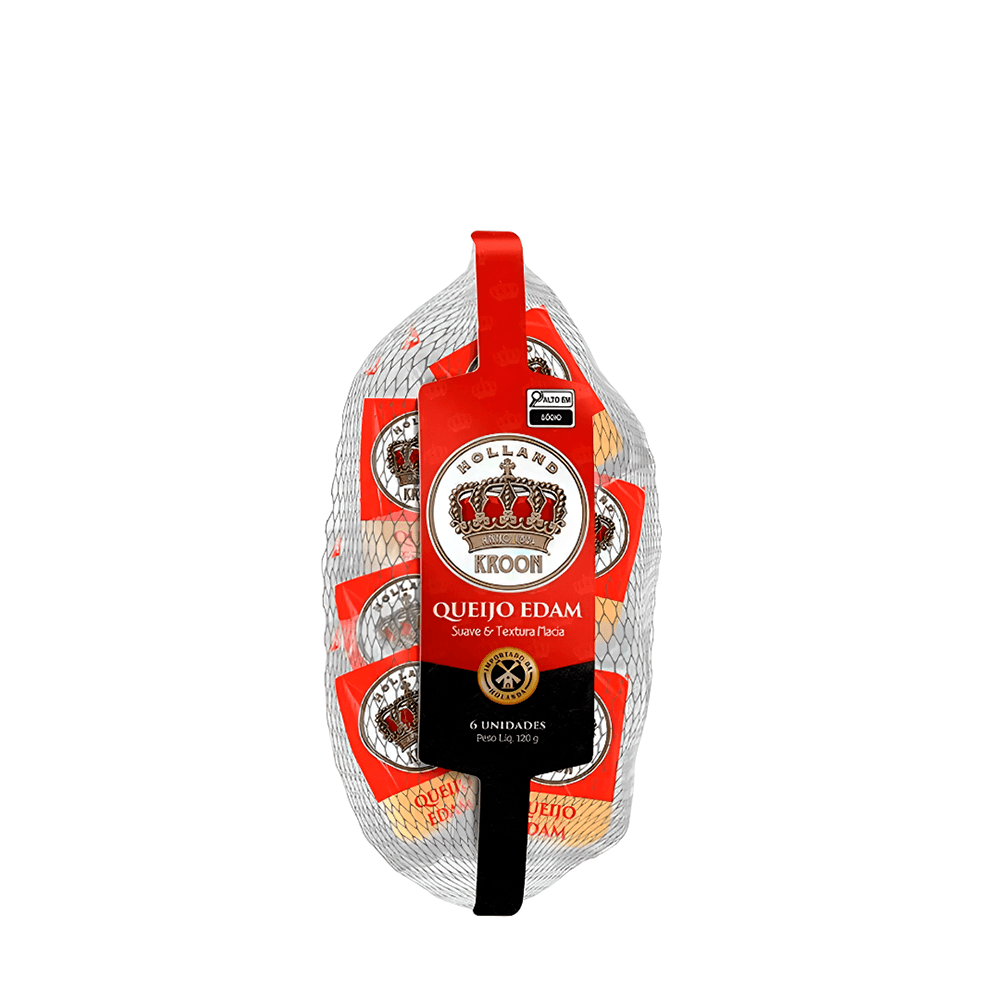 Queijo Snack Edam Kroon Nacon - 120g