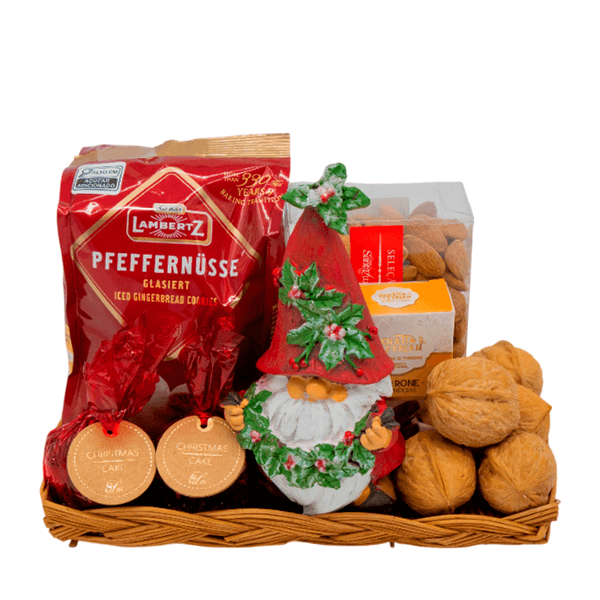 Presente de Natal Kringle Biscoitos e Christmas Cake - 6 itens