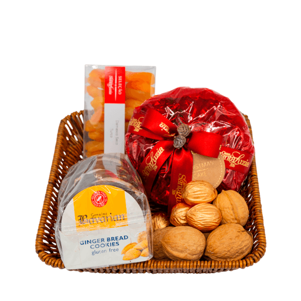 Presente de Natal Christmas Cake e Cookies - 5 itens
