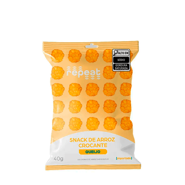 Snack Arroz Crocante com Queijo Repeat - 40g