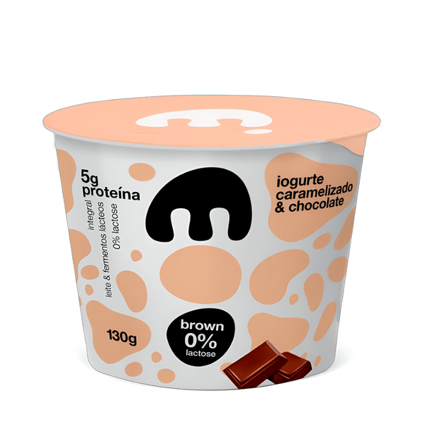 Iogurte Caramelo Chocolate Brown Moo - 130g