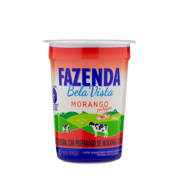 Iogurte Natural Morango Bela Vista – 170g