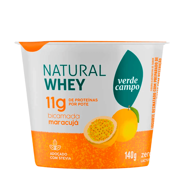 Iogurte Whey Maracujá Verde Campo - 140g