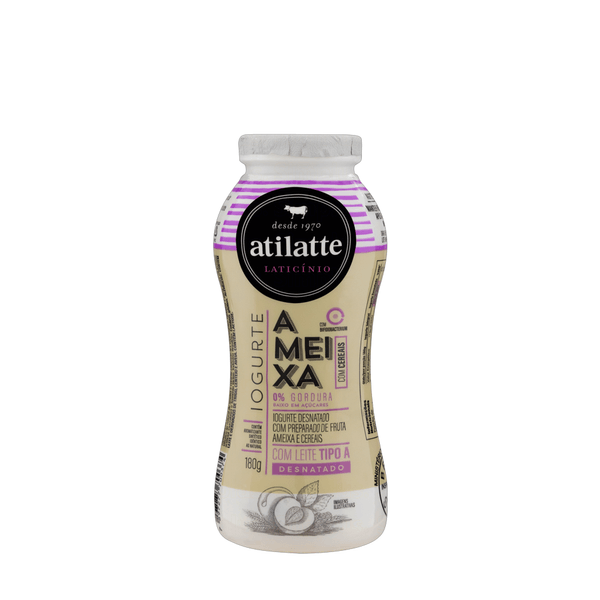 Iogurte Light Ameixa e Cereais Atilatte – 180g