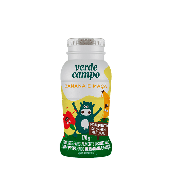 Iogurte Kids Banana e Maçã Verde Campo – 170g