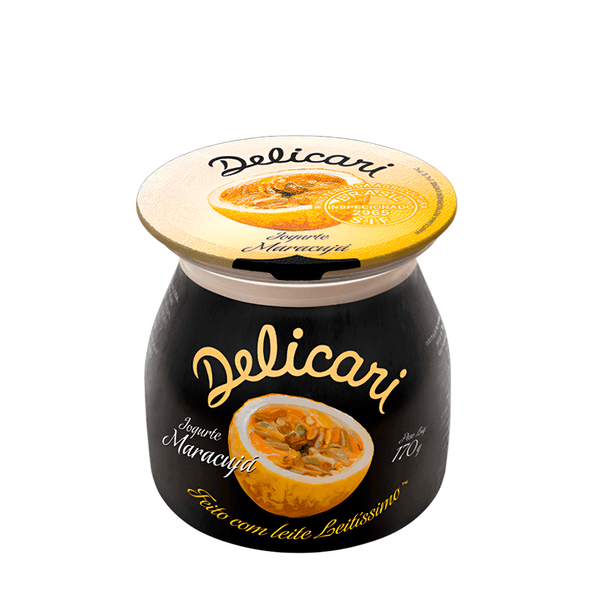 Iogurte Maracujá Integral Delicari – 170g