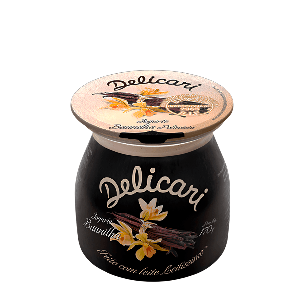 Iogurte Integral Baunilha Polinésia Delicari – 170g