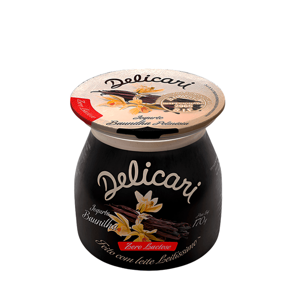 Iogurte Baunilha Sem Lactose Delicari – 170g