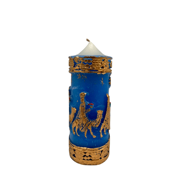Vela Reis Magos Azul de Natal Velarte