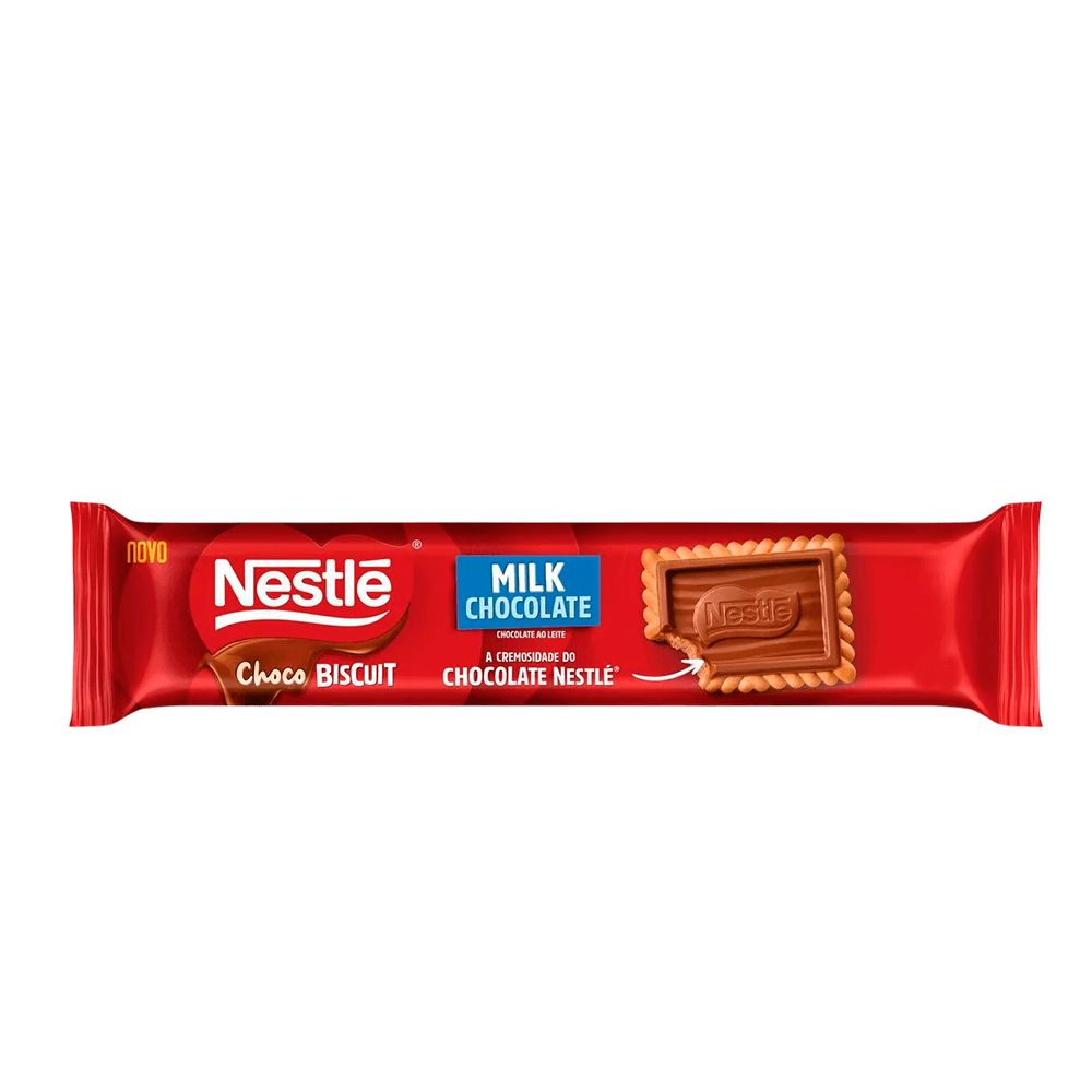 Biscoito Chocobiscuit Milk Chocolate Nestlé – 70g