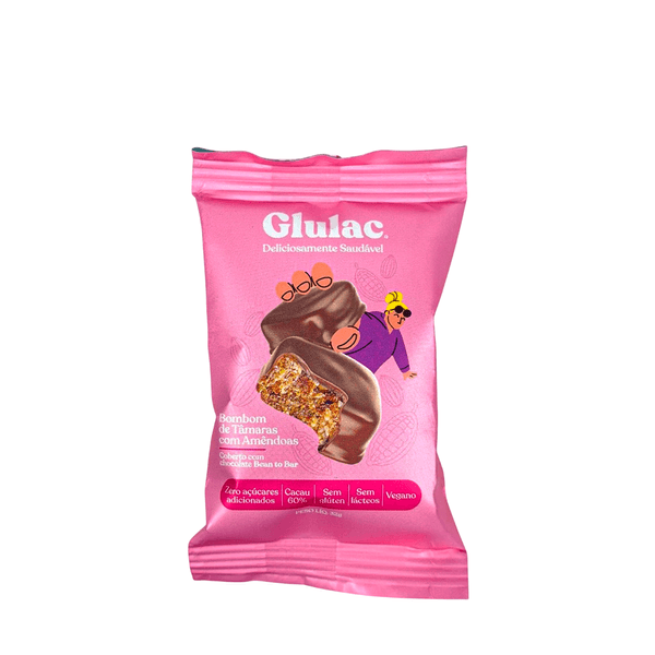 Bombom Vegano de Tâmara e Amêndoas Glulac – 32g