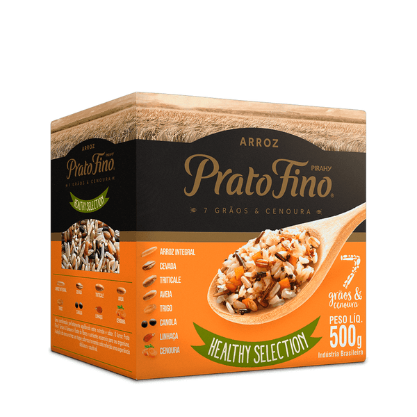 Arroz 7 Grãos com Cenoura Prato Fino – 500g