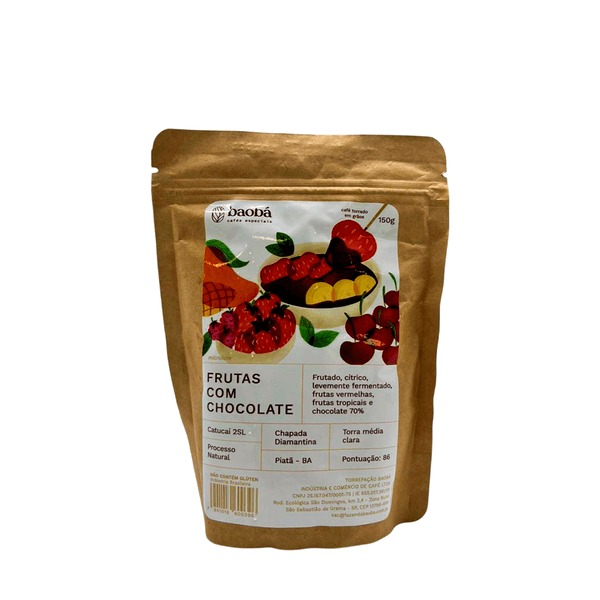 Café em Grão Frutas e Chocolate Baobá - 150g