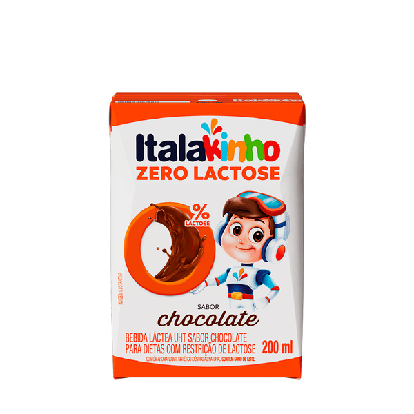 Achocolatado Líquido Sem Lactose Italac – 200ml
