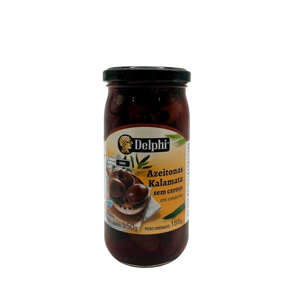 Azeitonas Kalamata sem Caroço Delphi -350g
