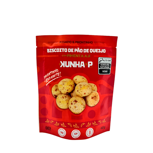 Biscoito de Pão de Queijo Pimenta Aji Kunha-P -40g