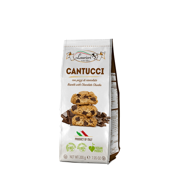Cookies Cantucci com Pedaços de Chocolate Laurieri - 200g