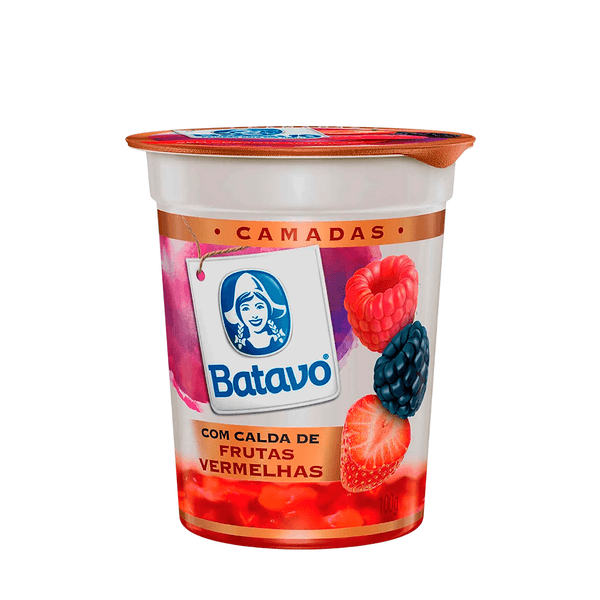 Iogurte Frutas Vermelhas Batavo – 100g
