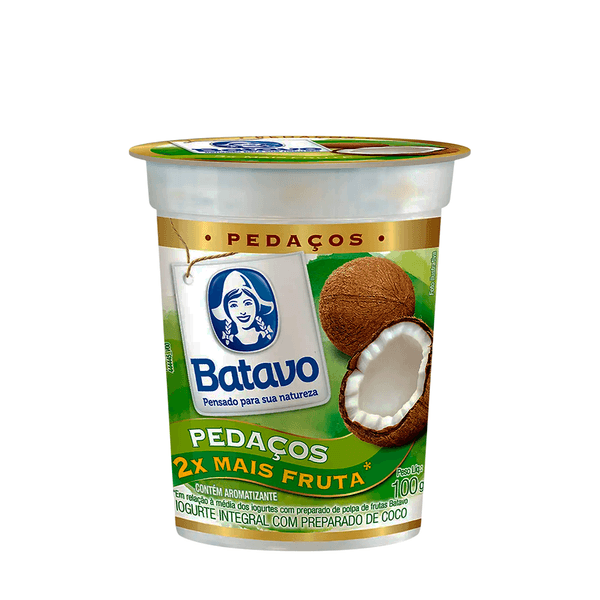Iogurte Coco Pedaços Batavo – 100g