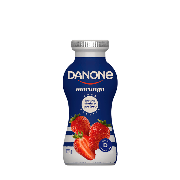 Iogurte Líquido de Morango Danone - 170g