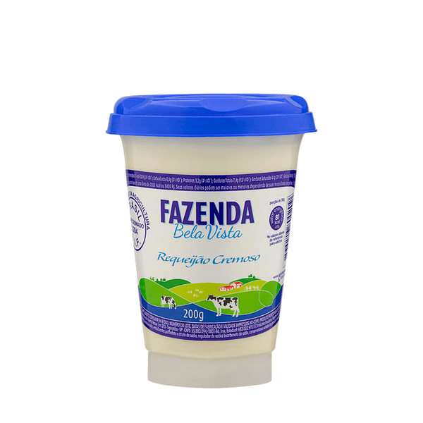 Requeijão Tradicional Fazenda Bela Vista - 200g