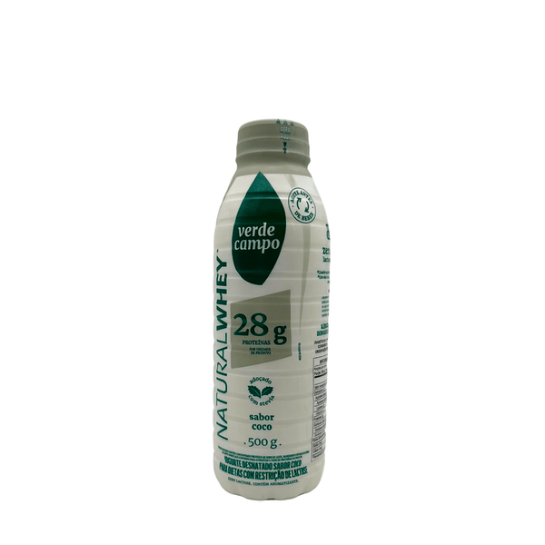 Iogurte Whey com 28g de Proteína Sem Açúcar de Coco Verde Campo – 500g
