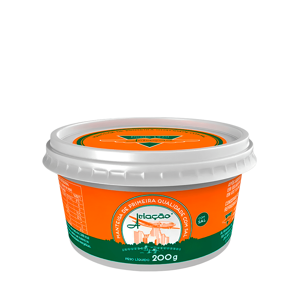 Manteiga com Sal Aviação – 200g