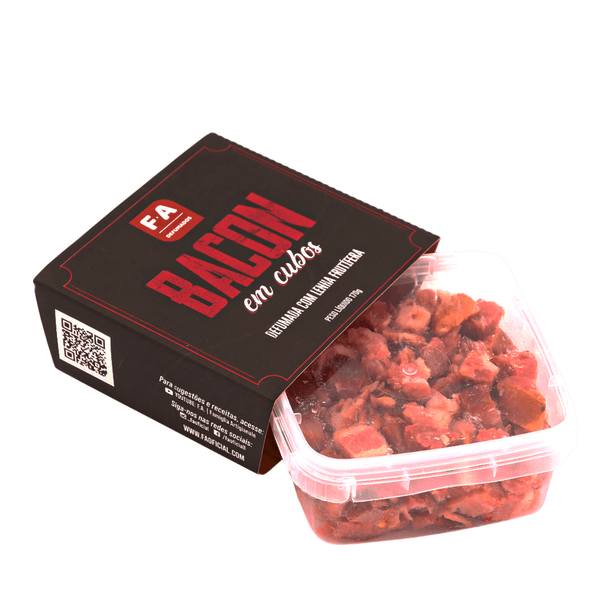Bacon Defumado em Cubos F. A Defumados – 170g