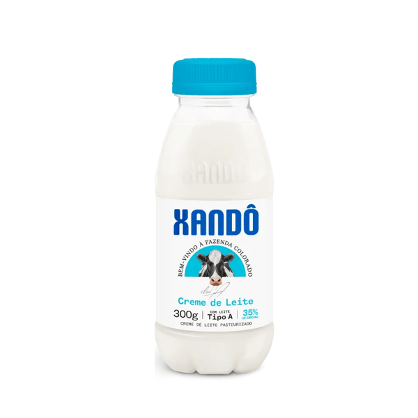 Creme de Leite Xandô – 300g " Leite Desnatado Tipo A Xandô – 1L