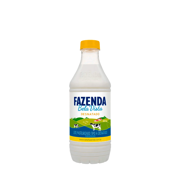 Leite Desnatado Fazenda Bela Vista – 1L