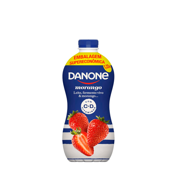 Iogurte Morango Danone Líquido – 1,25g
