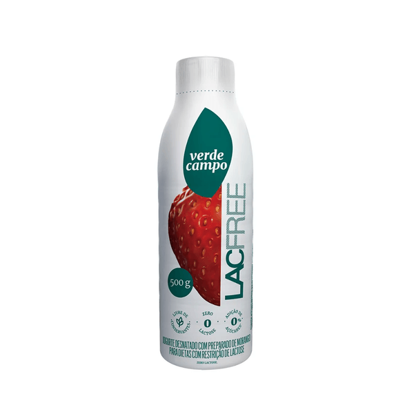 Iogurte Lacfree de Morango Verde Campo – 500g
