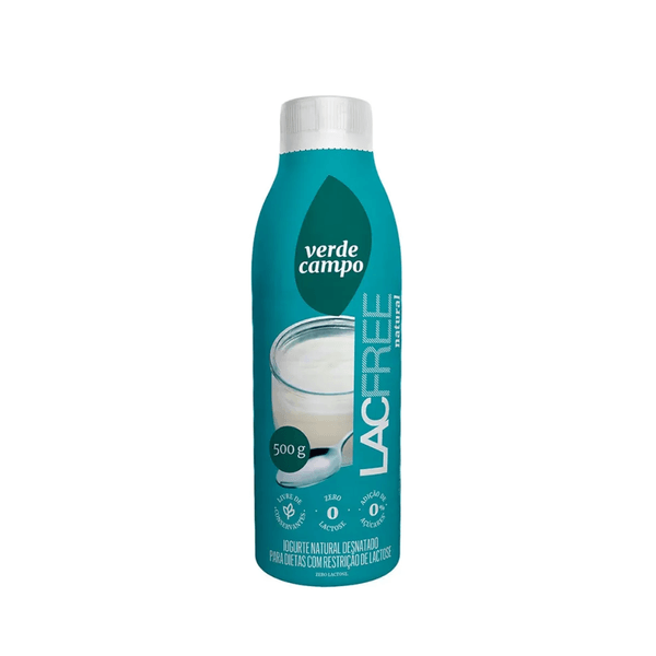 Iogurte Lacfree Natural Sem Adoçante Verde Campo – 500ml
