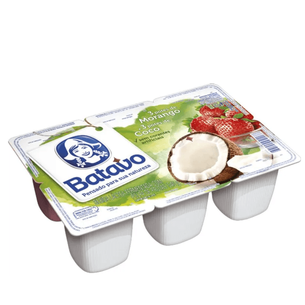 Bebida Láctea Coco e Morango Batavo – 540g