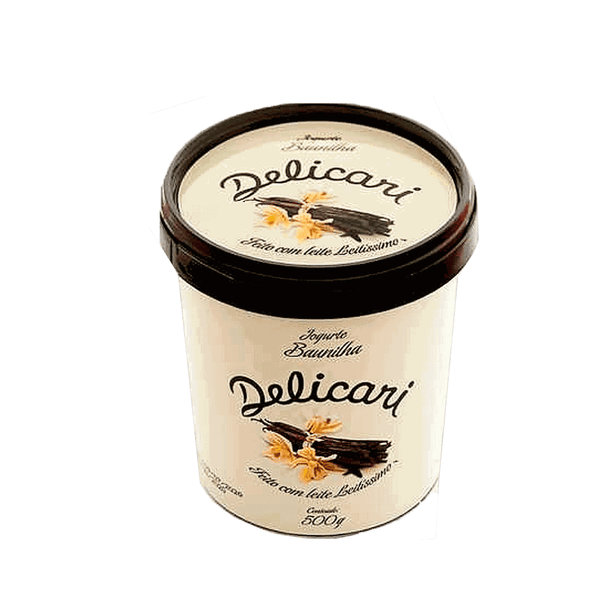 Iogurte Integral Baunilha Delicari – 500g